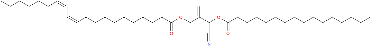 2 [cyano [hexadecanoyl]oxymethyl]prop 2 enyl eicos 11z,13z dienoate